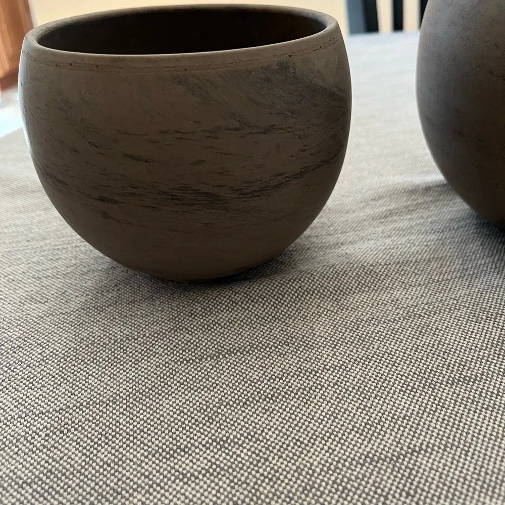 Spang Pottery Luna Sphere Ceramic Planter Set made in Germany - Picture 7 of 9